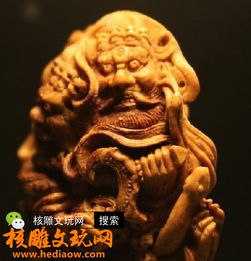 名家核雕欣赏 藏传佛教大黑天与臧钊远的核雕艺术